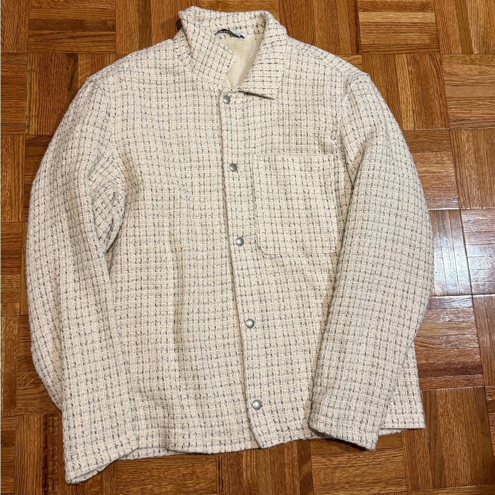 Zara man tweed jacket